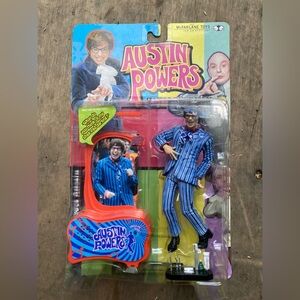 Austin Powers Action Figure - Blue Striped Outfit